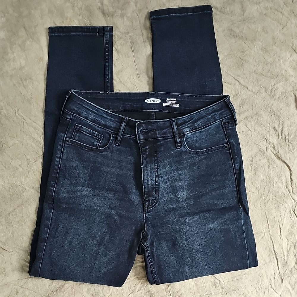 Old Navy Women's Rockstar Skinny Dark Wash Skinny Jeans